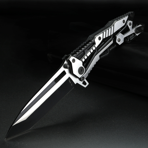 XUANFENG-cuchillo plegable para exteriores, herramienta EDC portátil con Clip, 9CR18MOV ► Foto 1/6