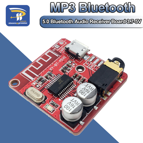 Placa receptora de Audio por Bluetooth 4,0, 4,1, 4,2, 5,0, MP3, módulo de música estéreo inalámbrico, 3,7-5V ► Foto 1/6