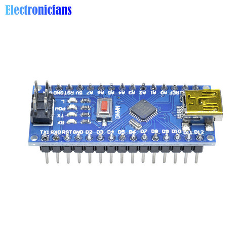 Nano Mini USB con el cargador de arranque compatible Nano 3,0 controlador para arduino CH340 controlador USB 16Mhz Nano v3.0 ATMEGA328P/168P ► Foto 1/6