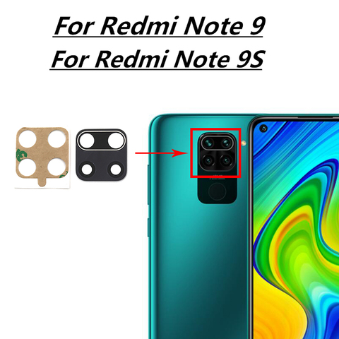 2 uds cámara trasera de la lente de cristal para Redmi Nota 9S 9 Pro Max 8T 9 9A 9C de la Lente de la cámara para Xiaomi Mi nota 10 Lite Poco X3 11 ► Foto 1/6