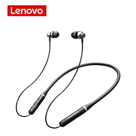 Lenovo XE05 Pro-auriculares, inalámbricos por Bluetooth 5,0, para el cuello con banda magnética, a prueba de agua IPX5, deportivos con micrófono, 210mAh ► Foto 1/1