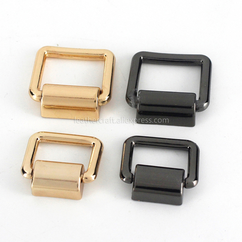 Ganchos de Metal giratorios para bolso, colgador lateral de anillo rectangular con tornillos para bolsa de artesanía de cuero, correa, Asa de cinturón, correas de hombro, 1 Uds. ► Foto 1/6