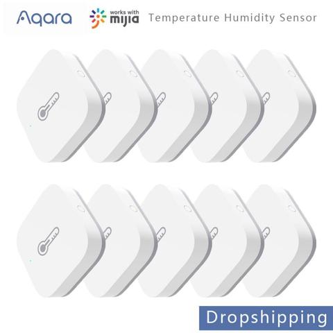 Aqara-Sensor inteligente de humedad y temperatura, protocolo Zigbee, registro antiguo en tiempo Real, P2, funciona con Xiaomi Mijia Homekit ► Foto 1/6