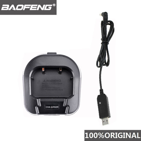 100% de Baofeng UV-82 UV-8D Walkie Talkie adaptador cargador de escritorio portátil UV 82 Radio de dos vías adaptador USB UV82 Accesorios ► Foto 1/6