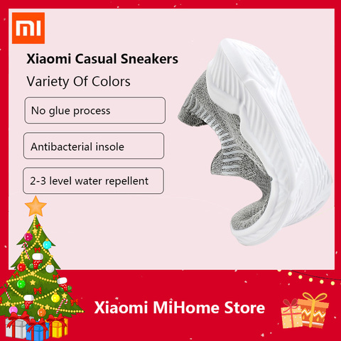 Xiaomi Freetie-Zapatillas deportivas informales para hombre, calzado deportivo resistente al agua, con bloqueo de iones de Zinc, a prueba de olor, 45 46 ► Foto 1/6