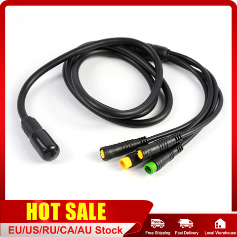 1T4 EB-BUS impermeable Cable principal para Bafang 8FUN de cubo Motor equipos E-BIKE BBS01B BBS02B BBSHD Conexión de pantalla del acelerador ► Foto 1/6