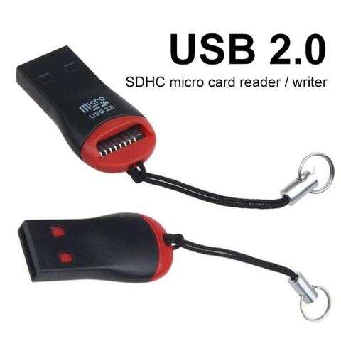 Adaptador de lector de tarjeta de memoria portátil, accesorios de alta velocidad, Mini USB 2,0, Micro seguro, SDHC, TF ► Foto 1/6