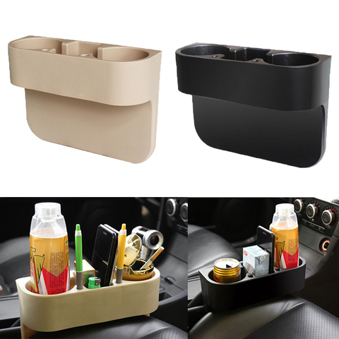 Soporte multifuncional para taza de coche, soporte automático para espacio de asiento, botella de agua para bebidas, organizador de llaves para teléfono, soporte de almacenamiento Universal para accesorios de coche ► Foto 1/6