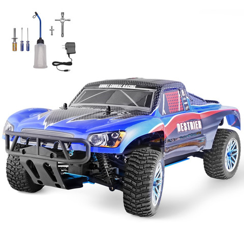 HSP RC-coche todoterreno a Control remoto, juguete de dos velocidades, Nitro potencia de Gas, camión de campo corto, alta velocidad, escala 1:10, 4wd, 94155 ► Foto 1/6