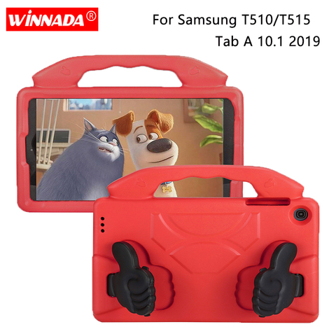 Funda para tablet Samsung T510, funda para niños, funda de espuma EVA A prueba de golpes de mano para Samsung Galaxy Tab A 10,1 2022, funda SM-T510 / T515 ► Foto 1/6