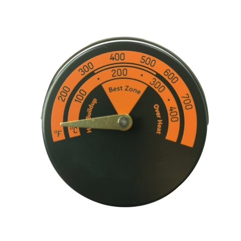 Magnético ventilador para hogar cocina termómetro para madera quemador medidor de temperatura ► Foto 1/6