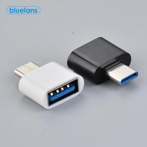 Adaptador Universal Usb a tipo C para móvil Android, miniconector tipo C, divisor de teléfono inteligente, conectores USB C, convertidor OTG, 2 uds. ► Foto 1/6