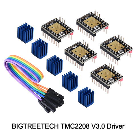 BIGTREETECH TMC2208 V3.0 controlador de Motor paso a paso StepStick TMC2208 UART modo 3D piezas de la impresora reprap TMC2130 traje SKR V1.3 Junta ► Foto 1/6