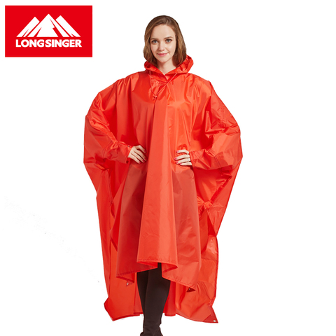 3 en 1 portátil impermeable al aire libre impermeable militar hombres impermeable mujeres toldo de la lluvia Poncho lluvia motocicleta Picnic Mat ► Foto 1/6