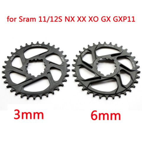 GXP-plato de corona para bicicleta de montaña, bandeja de disco única, 30T/32T/34T/36T/38T, Sram 11/12S NX XX XO GX GXP11 ► Foto 1/6