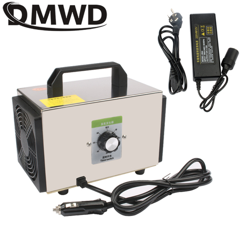 DMWD 12V/220V 10g casa coche generador de ozono ionizador purificador de aire de Auto ozonizador limpiador de esterilización desodorante máquina esterilizador ► Foto 1/6