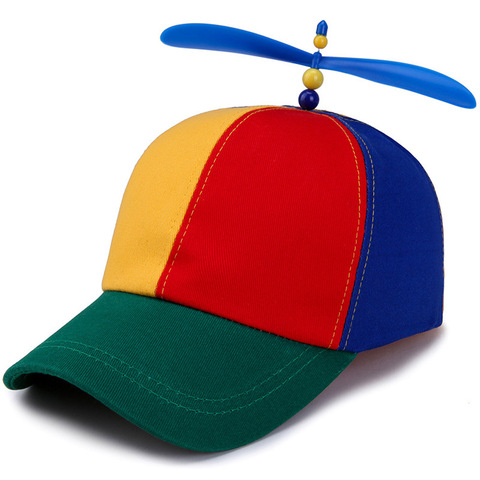 Gorra de béisbol con diseño de libélula de bambú para adulto, sombrero de béisbol colorido con diseño de libélula de bambú, propulsor de helicóptero, aventura divertida, Snapback ► Foto 1/5