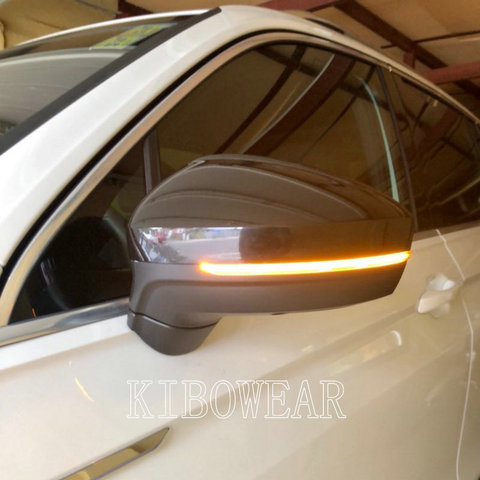 Espejo retrovisor con luz LED intermitente para Volkswagen, indicador de dirección dinámico para espejo lateral de VW Tiguan MK2 II R 5N 2017 2022 ► Foto 1/6