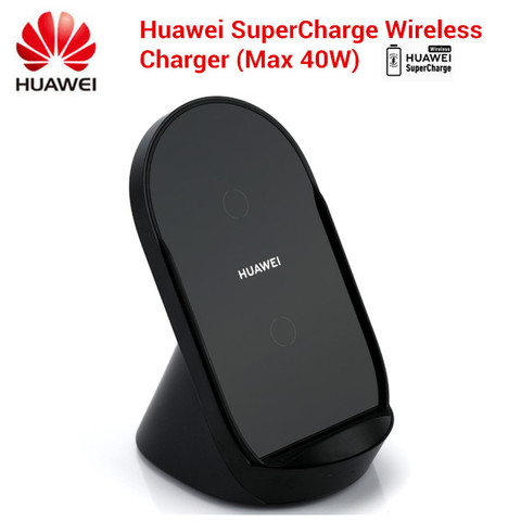 Huawei-soporte de carga inalámbrica para teléfono móvil, cargador de sobremesa Vertical de 40W Max CP62 para P40 Pro Mate 30 Pro para iphone 11/X ► Foto 1/6