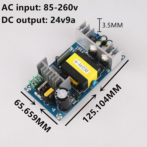 Módulo de fuente de alimentación CA 100-240V a 24V CC-9A, interruptor de AC-DC, placa de alimentación ► Foto 1/5