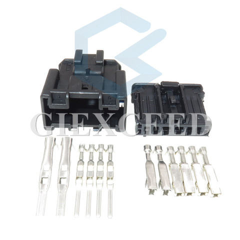 Conector de clavija de luz trasera automotriz, enchufes de lámpara para coche HDC6MX05F Peugeot 98825 Citroen, 6 pines, 1061-98821, 1061-307 ► Foto 1/6