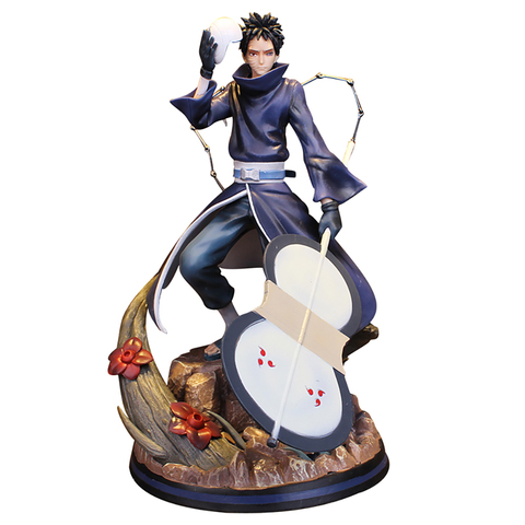 Naruto Shippuden Anime-GK MODELO DE figura de acción Uchiha Obito Tobi de 31CM juguete de colección ► Foto 1/6