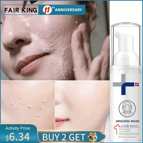 Mousse exfoliante Facial, Gel exfoliante Facial, limpieza profunda de todo tipo de pieles, hidratación suave, crema exfoliante ► Foto 1/6