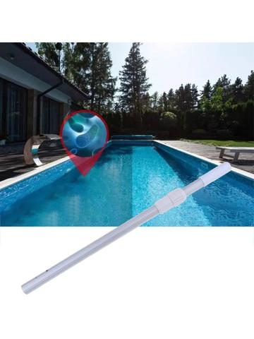 Barra de mango para limpiador de piscina telescópica, limpieza de piscina, red de pesca, suministros, equipo de limpieza portátil de mano ajustable ► Foto 1/6