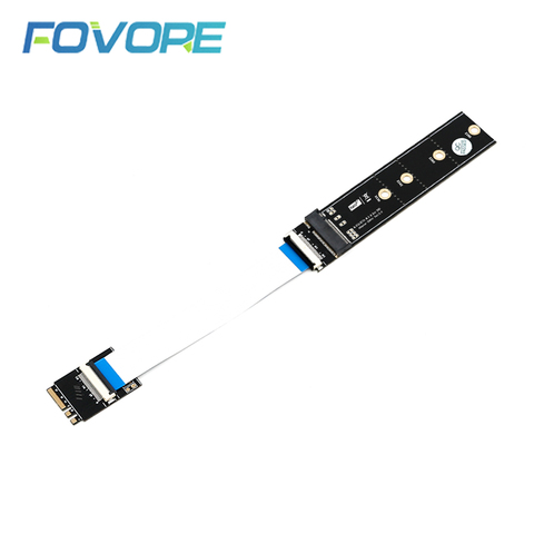 Cable extensor de tarjeta adaptadora de SSD NGFF M.2 M2 M, clave A + E ► Foto 1/6