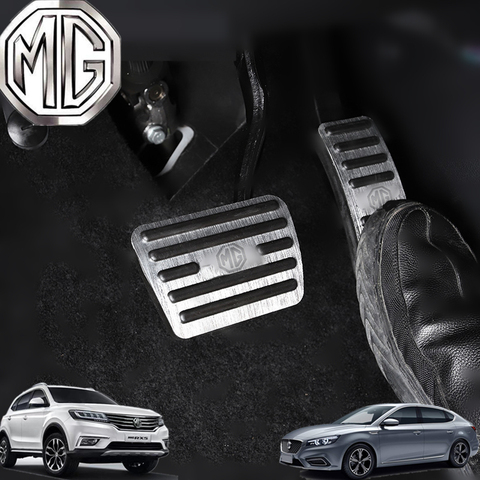 De aleación de aluminio de acelerador de coche Pedal de acelerador Pedal de freno embrague cubierta de pedales Pad antideslizante cubierta en MG de RX5 MG6 MG5 MG HS ► Foto 1/1