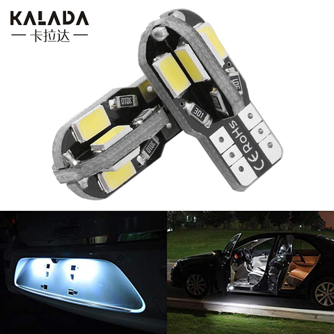 Luz de lectura led t10 para interior de coche, lámpara DE ANCHO AUTOMÁTICO, indicador lateral para iluminación para matrícula, 12v, blanco cálido, w5w, 168, 194, 1 Uds. ► Foto 1/6