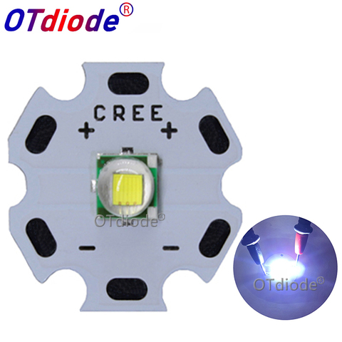 LED U2 CREE XML XM-L T6, diodo emisor de alta potencia, blanco frío, 10W, 10000K, 14mm, 16mm, 20mm, 25mm, PCB para bricolaje, 1-10 Uds. ► Foto 1/6