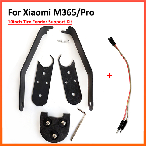 Xuacheng-Soporte de guardabarros de neumáticos para patinete eléctrico Xiaomi M365, soporte de aleación de aluminio modificado, 10 pulgadas ► Foto 1/6