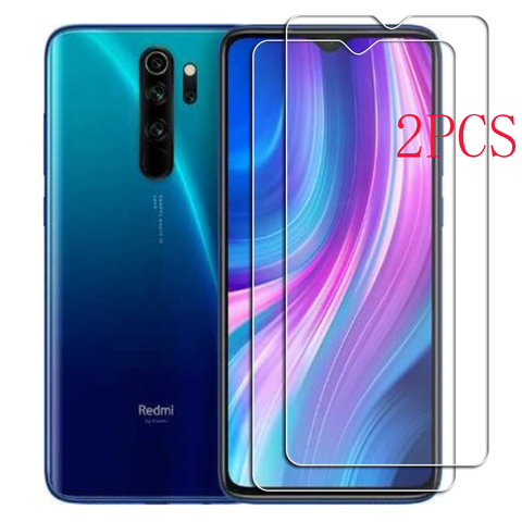 Protector de vidrio templado para Xiaomi Redmi Note 8 Pro, película protectora de pantalla para Note 8pro 2015105, M1906G7I, M1906G7G, 2 uds. ► Foto 1/6