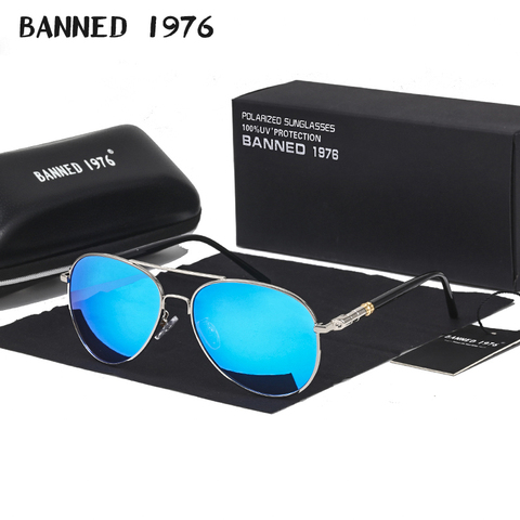 Gafas de sol polarizadas HD de marca UV400 para hombres y mujeres, gafas de sol calientes con accesorios para conducir, oculos de sol de aviación ► Foto 1/6