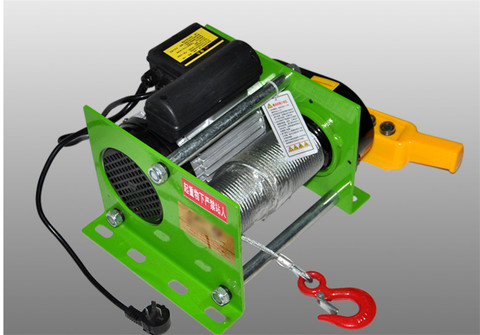 Micro polipasto eléctrico de cuerda de alambre, 980W/1400W/2200W, cabrestante eléctrico de 220v380v, 200/600/800kg, envío gratis ► Foto 1/6