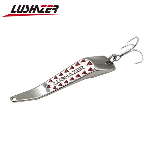 LUSHAZER cuchara de señuelo de pesca 65mm 15g spinner cebo anzuelos de metal wobbler leurre Peche Bass atraer isca artificial envío gratis ► Foto 1/6