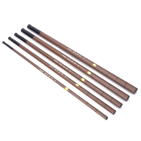 Caña de pescar ultraligera, fibra de carbono telescópica, superdura, 2,7-6,3 m, gran oferta ► Foto 1/6