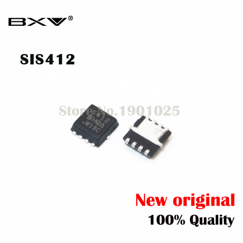 SIS412DN SIS412 S412 QFN-8 MOSFET, nuevo original, 5 uds. ► Foto 1/1