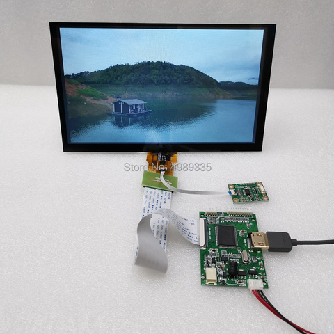 Kit de módulo de pantalla táctil de 9 pulgadas, Puerto HDMIUSB e interfaz IIC6P Android para 1024X600 ► Foto 1/6