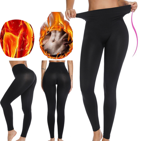 Leggings adelgazantes sin costuras para mujer, pantalones de cintura alta, adelgazantes ► Foto 1/6