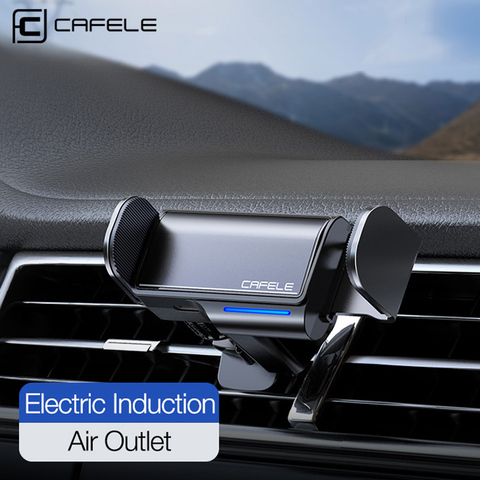 Cafele-Soporte de teléfono automático para coche, accesorio de ventilación de aire para Huawei, iPhone, Xiaomi, Samsung ► Foto 1/6