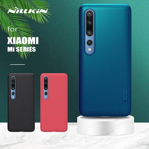 Xiaomi mi 9 mi 9 mi 8 mi caso Nillkin Super Frosted Shield duro caso de la cubierta de Xiaomi mi 9 mi 8 SE M5 mi 5 y mi 6 nillkin teléfono caso ► Foto 1/6