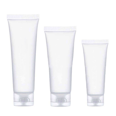 30 Uds. De tubo vacío de viaje para cosméticos 30/50/100ml, contenedor de limpieza Facial para exprimir, botella de crema para manos, loción, muestra de olla, caja de Gel ► Foto 1/6