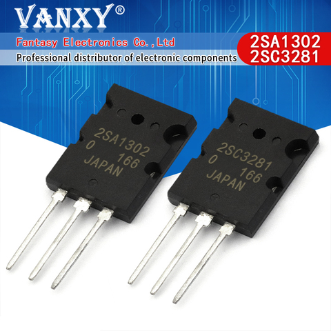 10 Uds 5 uds 2SA1302 + 5 uds 2SC3281 TO-3P A1302 C3281 TO3P nuevo original ► Foto 1/2