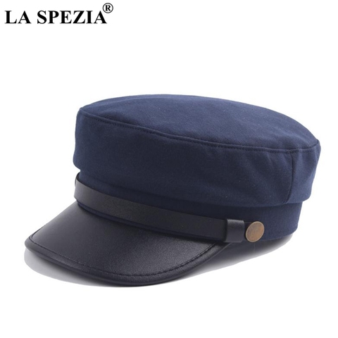 LA SPEZIA Vintage gorra de repartidor de los hombres azul marino Retro de las mujeres baker gorra de niño Casual primavera clásico británico mujer Gatsby plana sombreros ► Foto 1/6