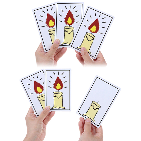 Juego de velas para trucos de magia, cartas de magia, accesorios mágicos, increíble nuevo juguete divertido, 1 Juego ► Foto 1/6