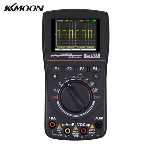 KKmoon kkm828-multímetro de osciloscopio Digital inteligente de alta definición, 2 en 1, ancho de banda de 1MHz, frecuencia de muestreo de 2,5 Msps ► Foto 1/6