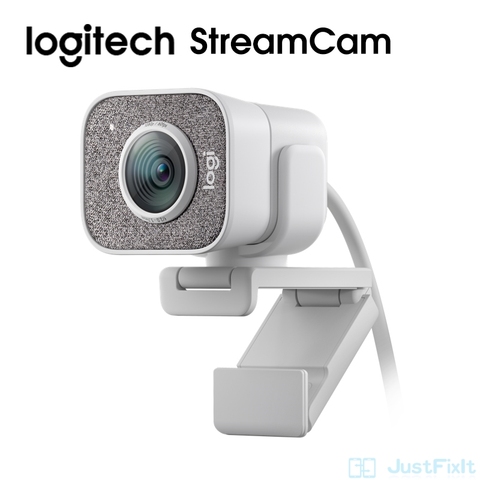 StreamCam-Webcam Logitech Full HD, 1080P/60fps, autoenfoque, micrófono incorporado, cámara Web ► Foto 1/6