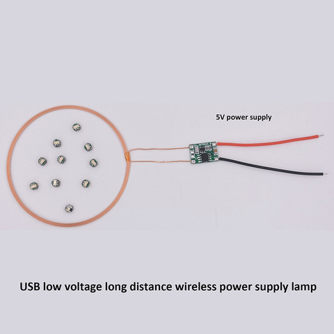 Fuente de alimentación inalámbrica de larga distancia, módulo de fuente de alimentación de 5V, 0 ~ 80mm ► Foto 1/2